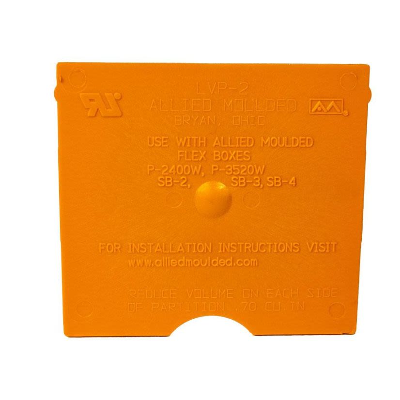 Allied Moulded LVP-2 Low Voltage Divider plate